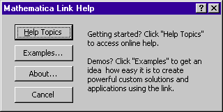 Mathematica Link Help
