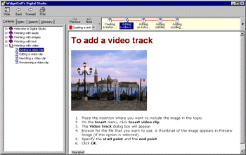 RoboHELP for HTML Screen Shot